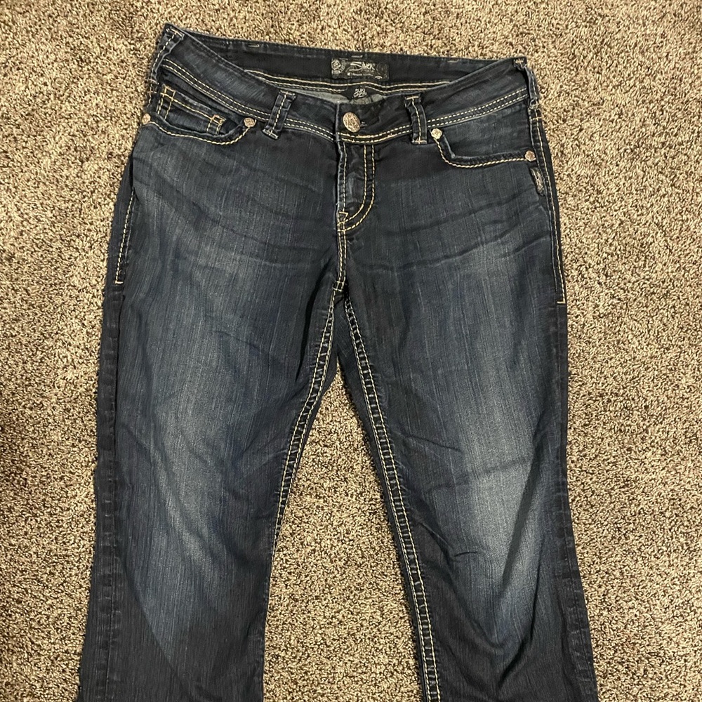 Silver Jean Capri’s